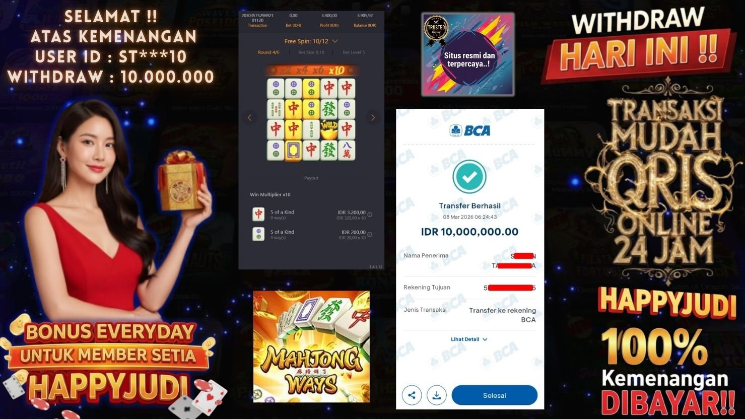 HAPPYJUDI JACKPOT SLOT MAHJONG WAYS